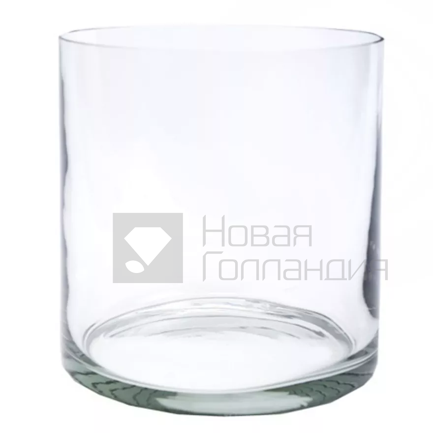 Широкая низкая ваза размер 20*20