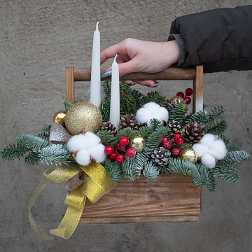 Деревянный ящик Зимний Авангард Деревянный ящик Зимний Авангард