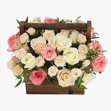 Деревянный ящик Сливочный Десерт