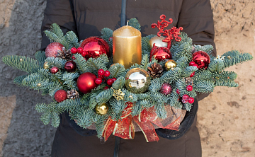 Композиция настольная Багрянец Композиция настольная Багрянец