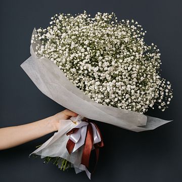 Букет 11 белых гипсофил Букет 11 белых гипсофил