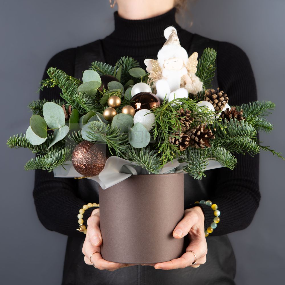 Композиция в крафтовом аквабоксе № 2