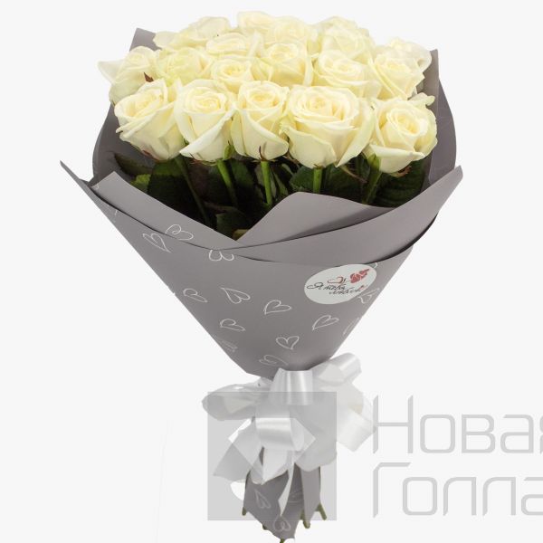 Букет Для любимой из белых роз