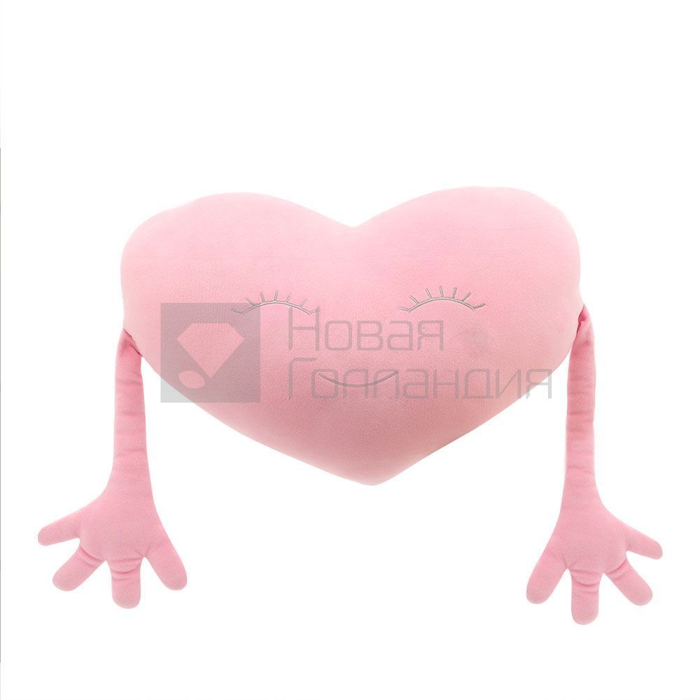 Подушка “Сердце” с пайетками h40 см