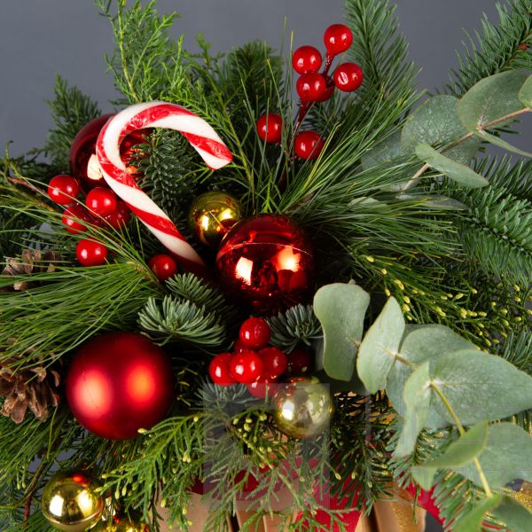 Композиция в крафтовом аквабоксе № 2