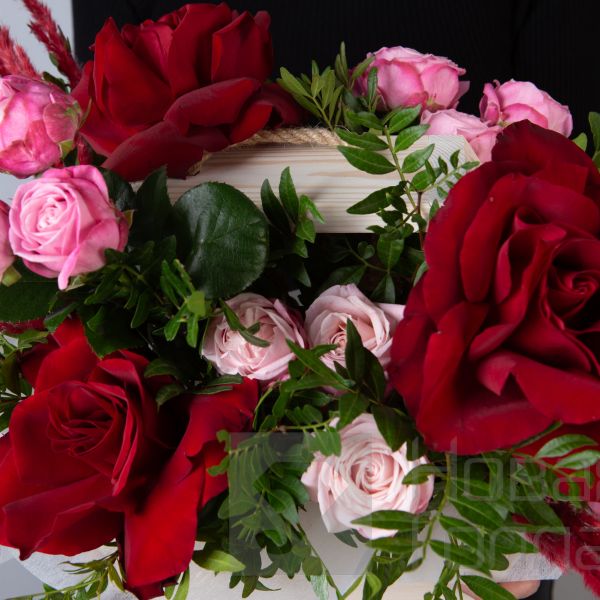 Букет "Французский сад в ящике"