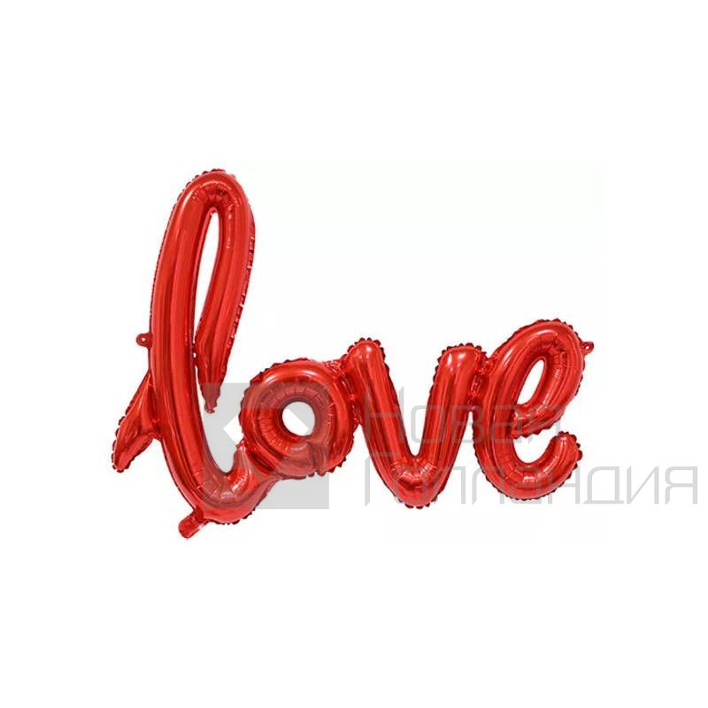 Воздушный шар Фигура, Надпись прописью "Love"