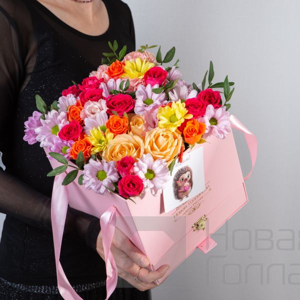 Розовая коробка шкатулка АКЦИЯ