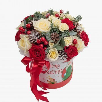 Новогодний презент в коробке Новогодний презент в коробке