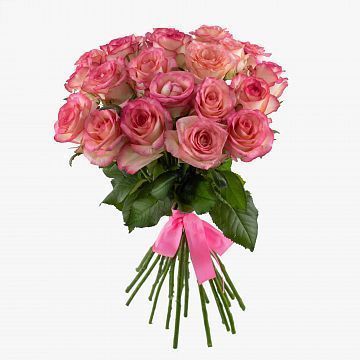 Букет 25 розовых роз 40 см Букет 25 розовых роз 40 см