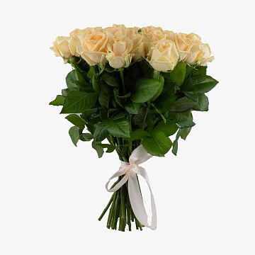 Букет 35 кремовых роз 40 см Букет 35 кремовых роз 40 см