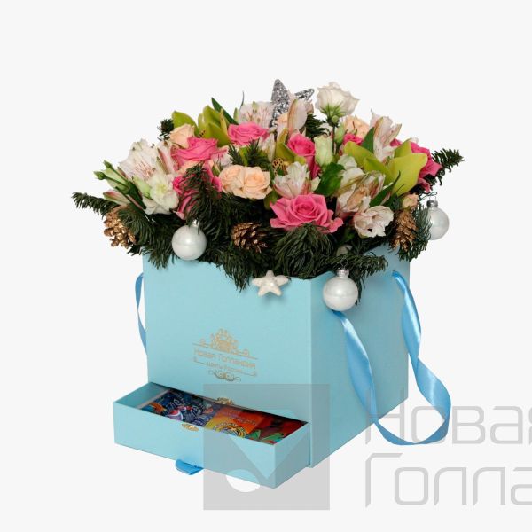 Коробка шкатулка Новогодняя