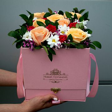 Розовая коробка шкатулка АКЦИЯ