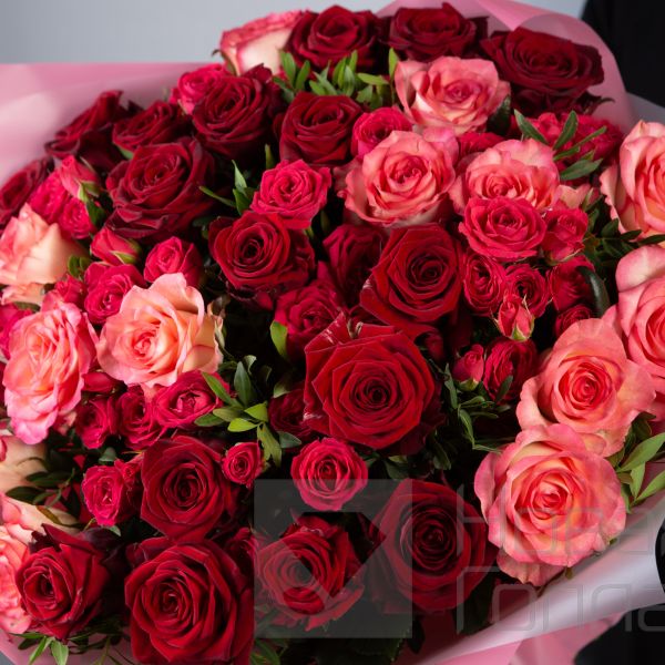 Букет из роз Алая заря