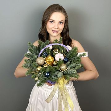 Новогодние чудеса в корзине