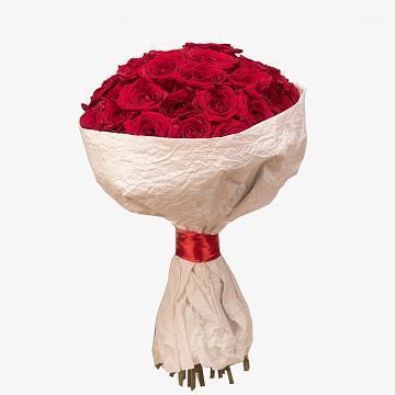 Букет 35 красных роз 50 см