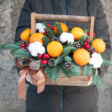 Аромат праздника в деревянном ящике Аромат праздника в деревянном ящике